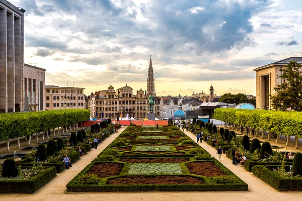Stadsbilden i Bryssel arkitekturen — Stockfoto