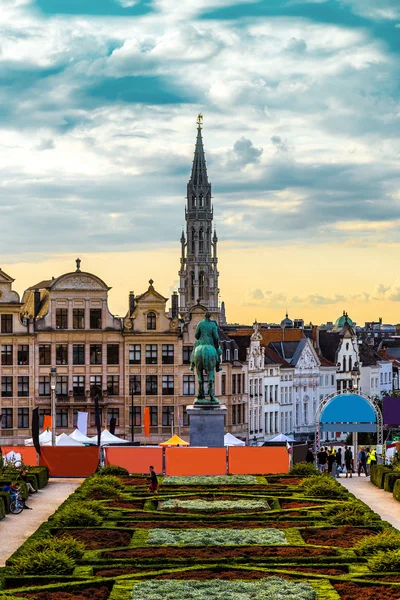 Cityscape of Brussels architecture — Stock Photo, Image