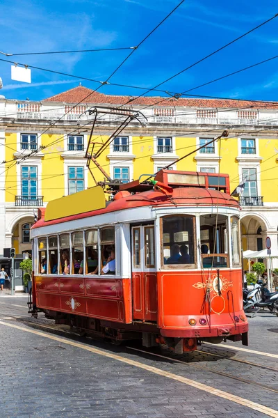 Vintage Lisbon tram — Stock Photo, Image