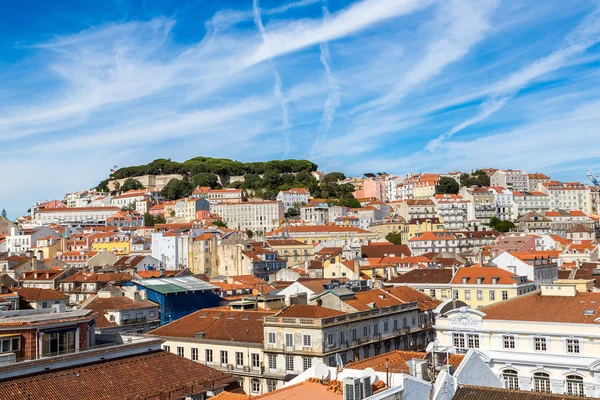 Widok z lotu ptaka z Lizbony — Zdjęcie stockowe