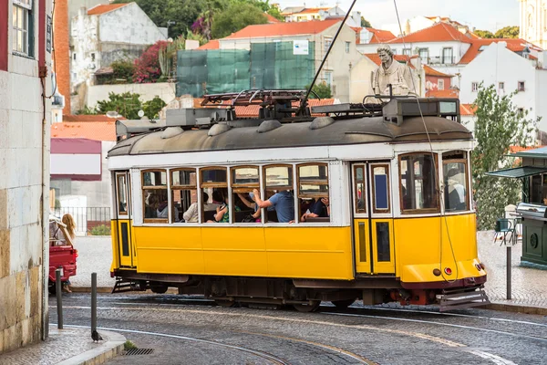 Lisabonských tramvají — Stock fotografie