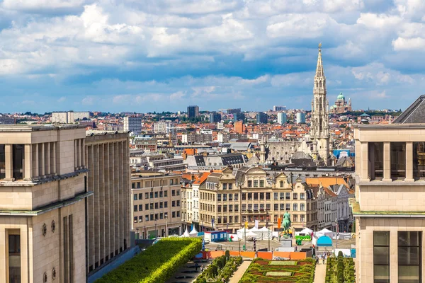 Cityscape weergave van Brussel — Stockfoto