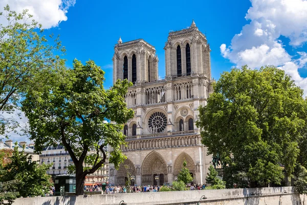 Famosa Notre Dame de Paris — Foto Stock