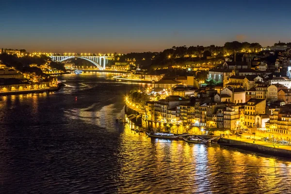 Porto Portekiz geceleri — Stok fotoğraf