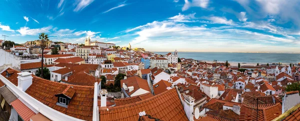 Panorama över vackra Lissabon — Stockfoto