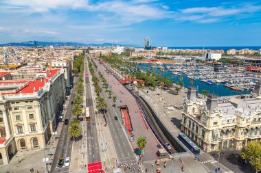 Port vell Barcelona, İspanya