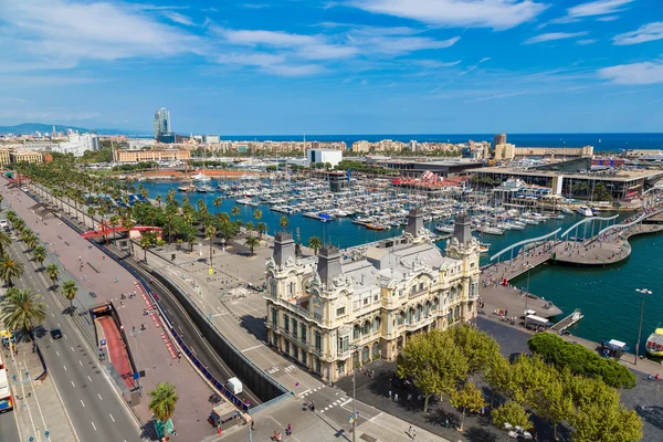 Port vell v Barceloně, Španělsko — Stock fotografie