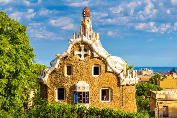 Parque Guell en Barcelona, España —  Fotos de Stock