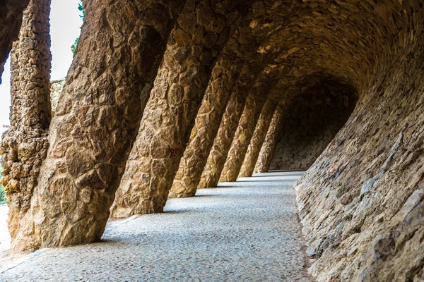 Park Guell in Barcelona, Spanje — Stockfoto