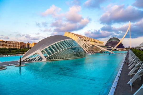 Stad van Kunsten en Wetenschappen in Valencia — Stockfoto