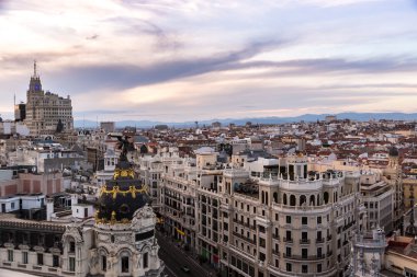 Madrid Panoramical havadan görünümü