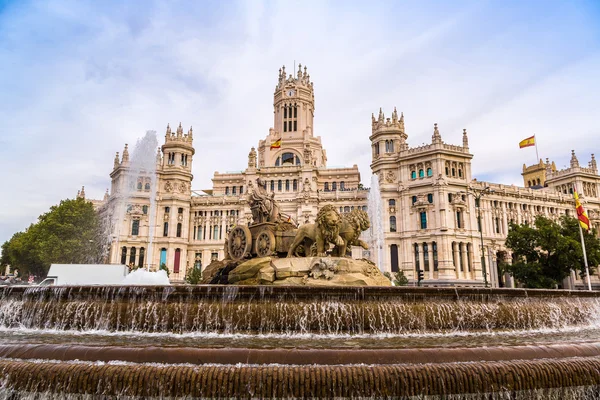 Cibeles fuente en madrid —  Fotos de Stock