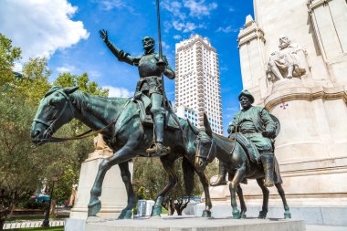 Don Kişot ve Sancho Panza Madrid