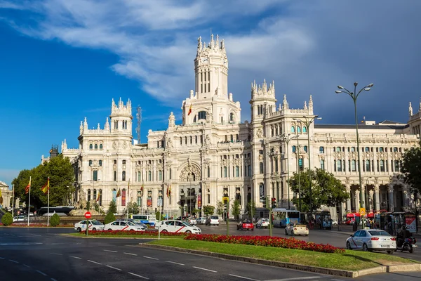 Palacio de Cibeles en Madrid — Foto de Stock
