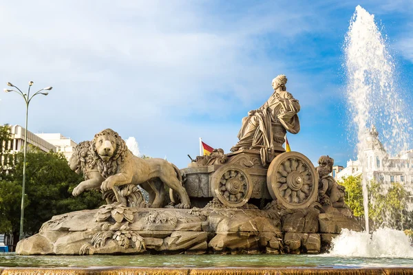 Cibeles fuente en madrid — Foto de Stock