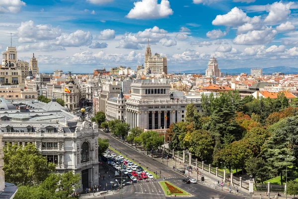 Plaza de cibeles στη Μαδρίτη — Φωτογραφία Αρχείου