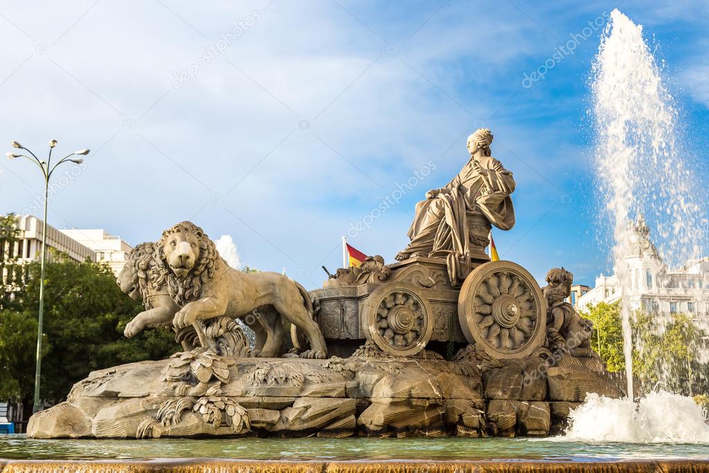 Cibeles fountain in Madrid