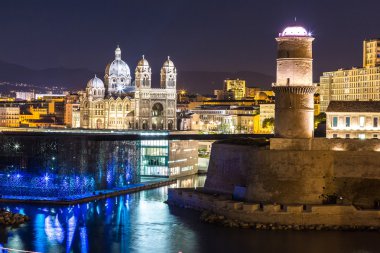 Kale ve katedral de la Binbaşı Marsilya