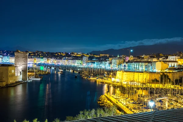 Castle and Cathedral de la Major in Marseille — Stock Photo, Image