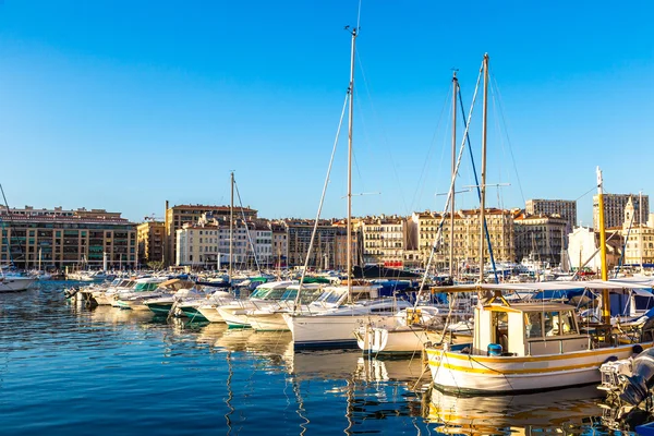 Gammel havn i Marseille - Stock-foto