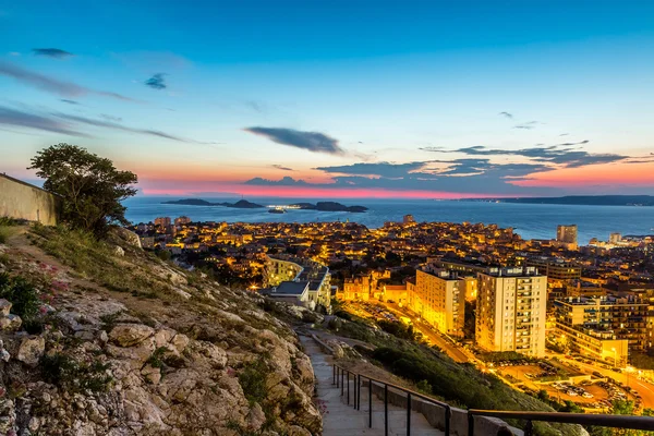Zicht op kasteel d'If in Marseille — Stockfoto