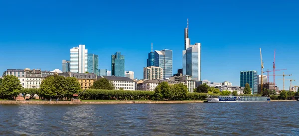 Finansdistriktet i Frankfurt - Stock-foto