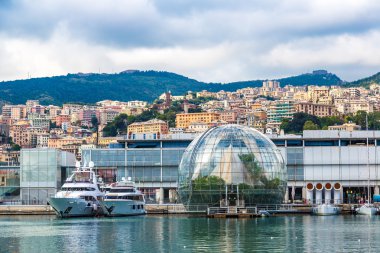 Biosphere  in Genoa, Italy clipart