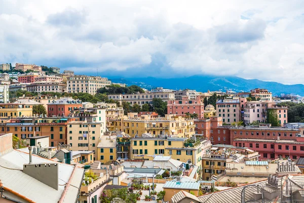 Genua Stadtpanorama in Italien — Stockfoto