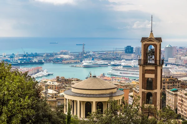 Puerto de Génova en Italia — Foto de Stock