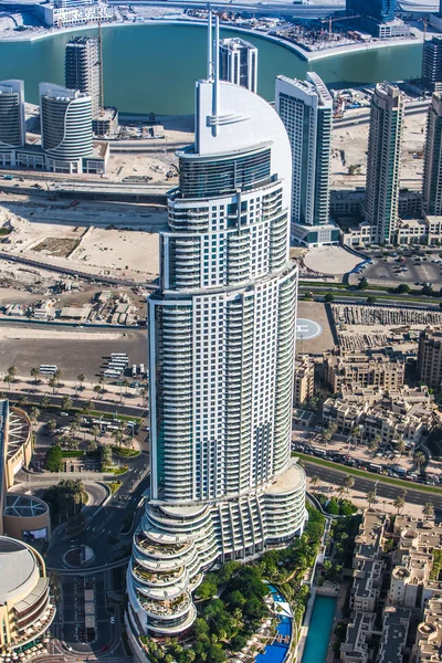 Dubai innenstadtarchitektur — Stockfoto