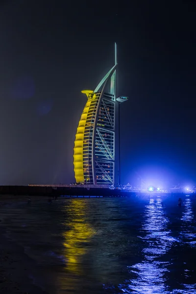 Burj Al Arab hotel w Dubaju — Zdjęcie stockowe