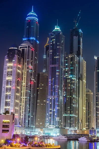 Část Dubai marina, Spojené arabské emiráty — Stock fotografie