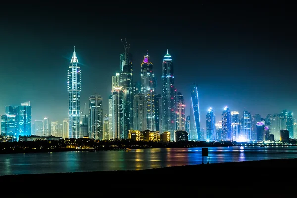 Dubai Yat Limanı cityscape, Birleşik Arap Emirlikleri — Stok fotoğraf