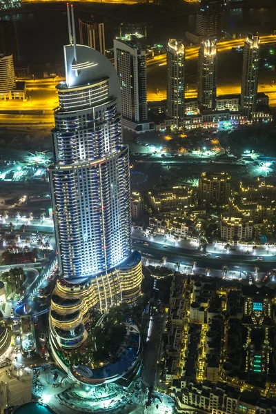 地址在迪拜的酒店 — 图库照片