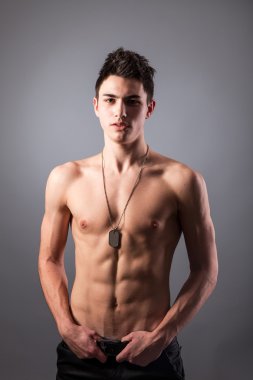 Young bodybuilder man