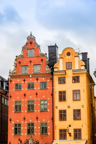 Stortorget hely Gamla Stan, Stockholm — Stock Fotó