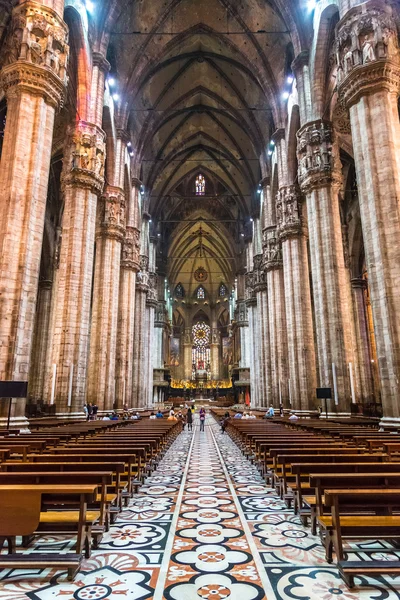 Intérieur de la cathédrale de Milan, Duomo — Photo