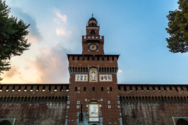 Sforza Castle in Milano — Stock Photo, Image