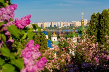Panorama of   Kiev, Ukraine clipart