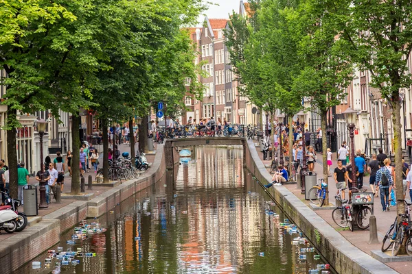 Red light district i amsterdam — Stockfoto