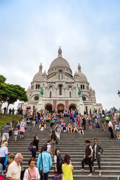Basilika des heiligen Herzens Jesus in Paris — Stockfoto