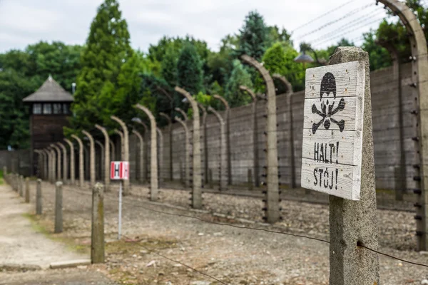 強制収容所アウシュビッツ — ストック写真
