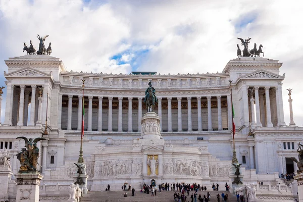 Monument to Victor Emmanuel II in Rome — Stock Photo, Image