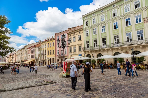 Market Square-Lviv — Stock Fotó