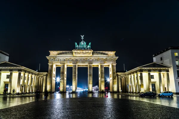 Bramy Brandenburskiej w Berlinie - Niemcy — Zdjęcie stockowe