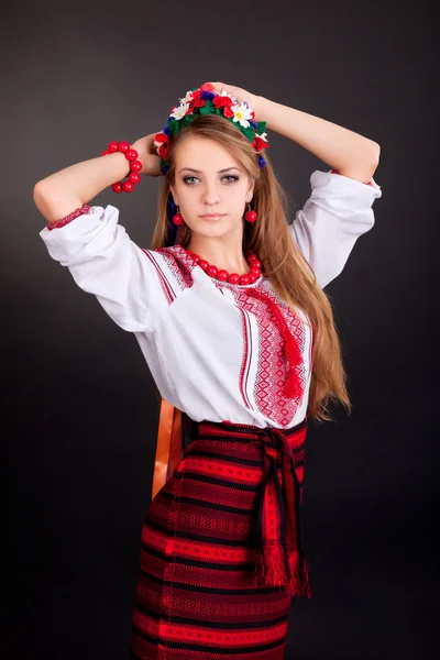 Woman wearing Ukrainian  dress — Stock Photo, Image
