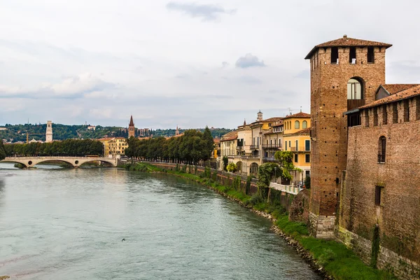 Castelvecchio a Verona, Italia — Foto Stock