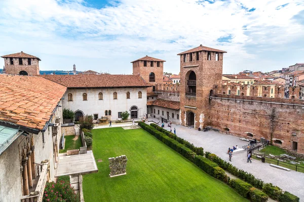 Castelvecchio i Verona, Italien — Stockfoto