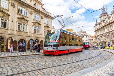 İki tramvay Prag, Çek Cumhuriyeti