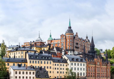 Stockholm eski şehir panoraması